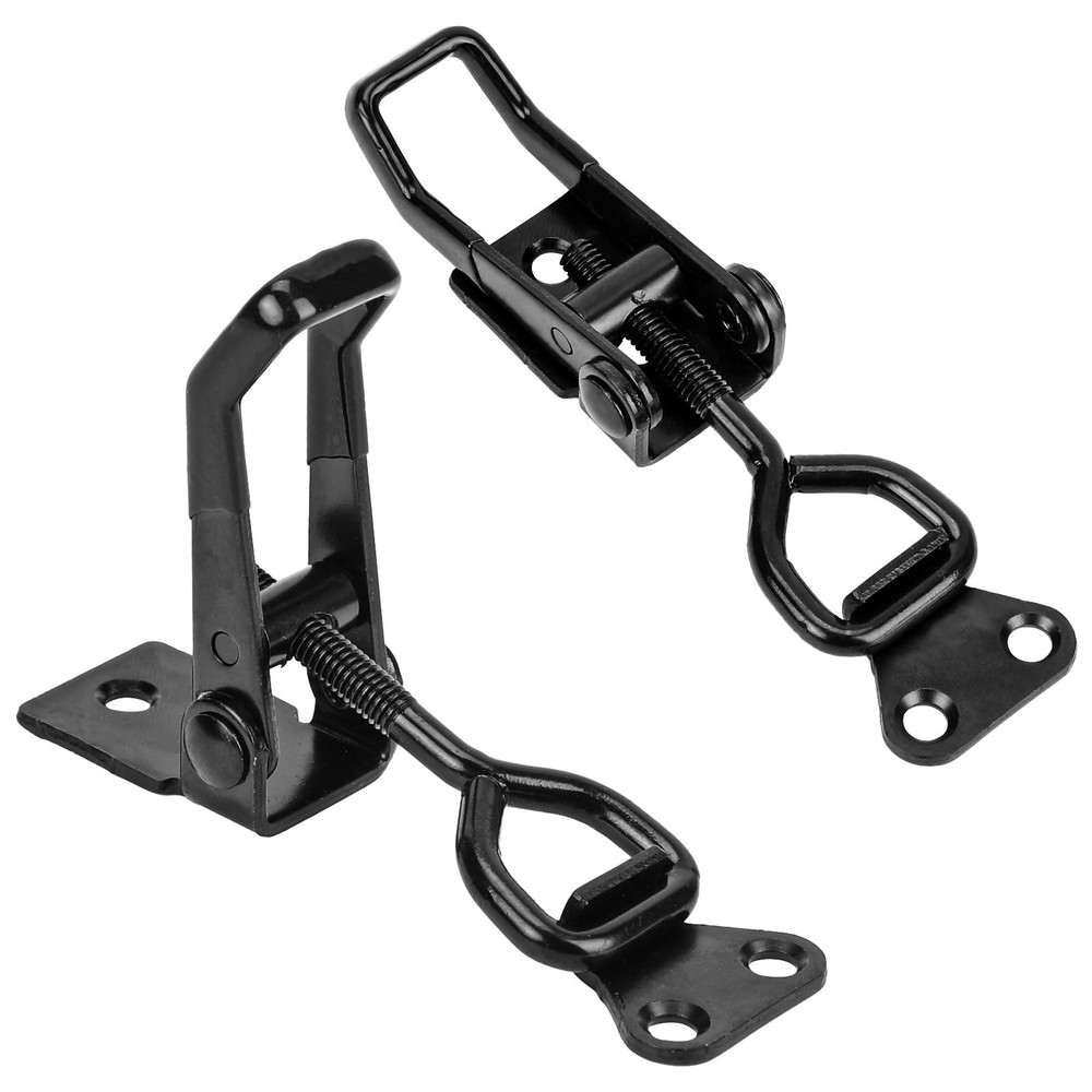 2 PCS Black Toggle Latch Clamp 300lbs Heavy Duty Adjustable Pull