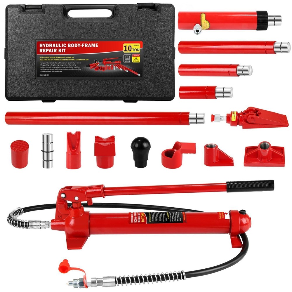 Workshop-Ready Hydraulic Jack with Overload Protection, Compact Design, and