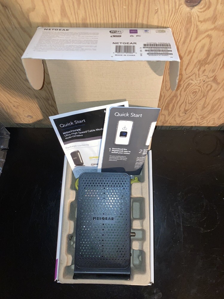 Netgear C3700 WiFi Cable Modem Router