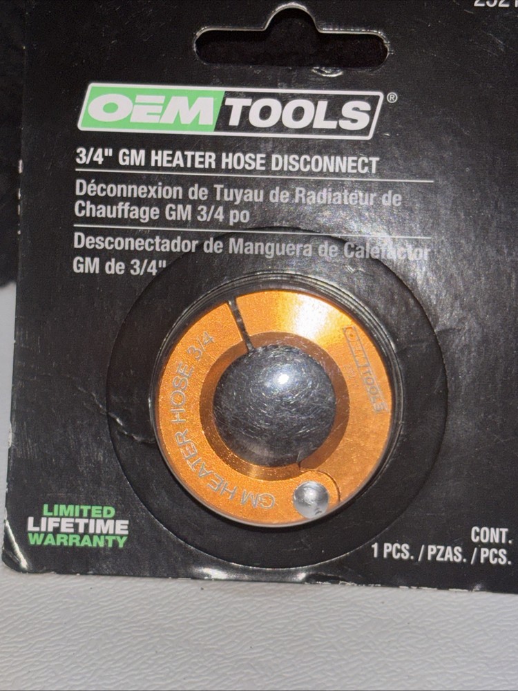 OEM TOOLS 25211 3/4 GM Heater Hose Disconnect Tool NEW