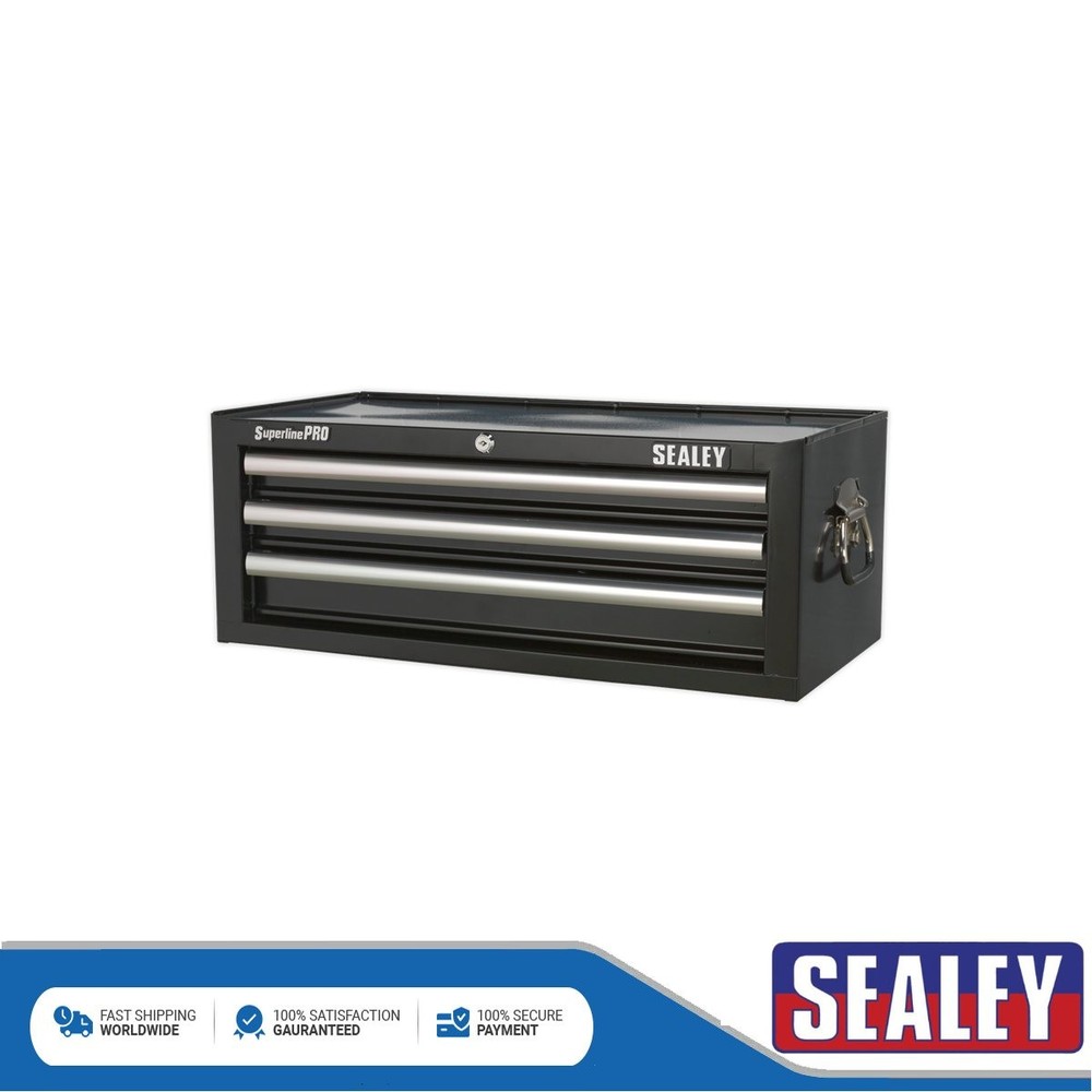Sealey Superline PRO� Mid-Box Tool Chest 3 Drawer Black AP33339B