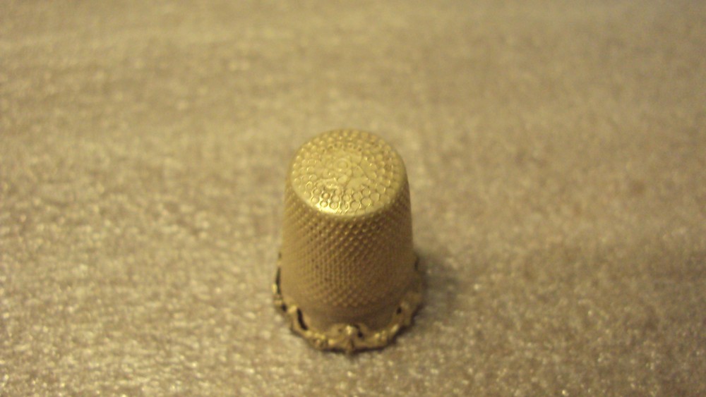 Antique 925 Sterling Silver Thimble