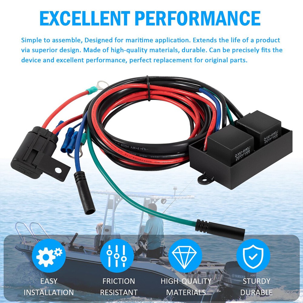 Replacement Relay Harness for Atlas Hydraulic Plate, Replace AHJRELAYKIT-2-DP