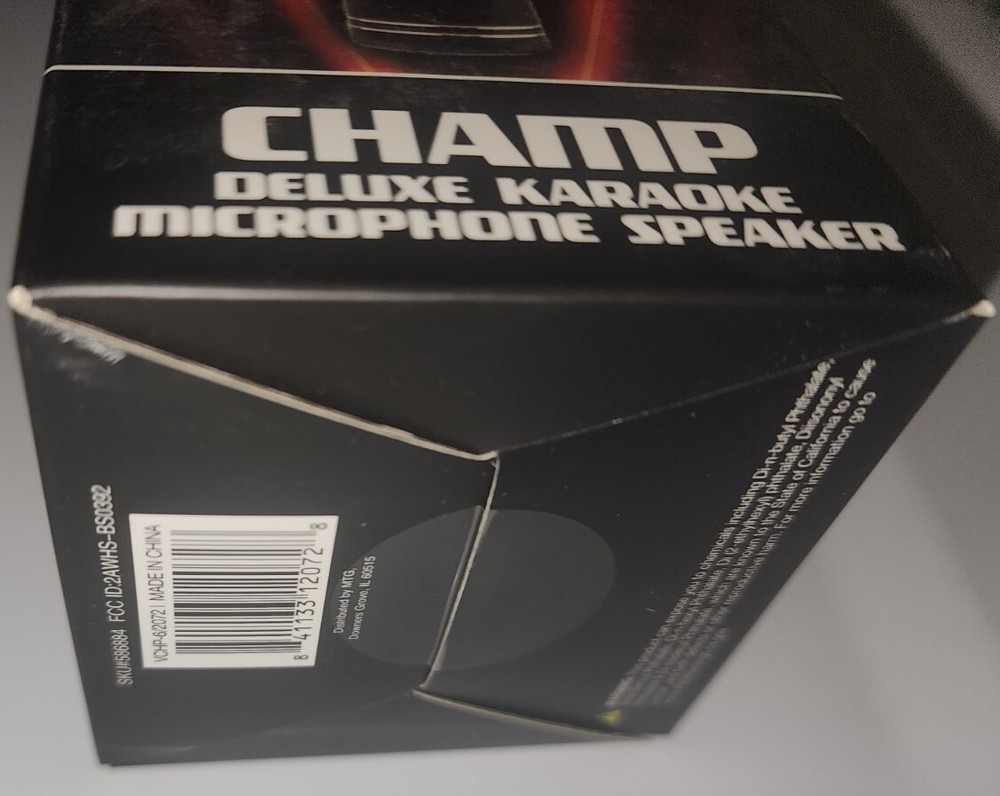 The Voice CHAMP Deluxe Karaoke Wireless Microphone & Speaker