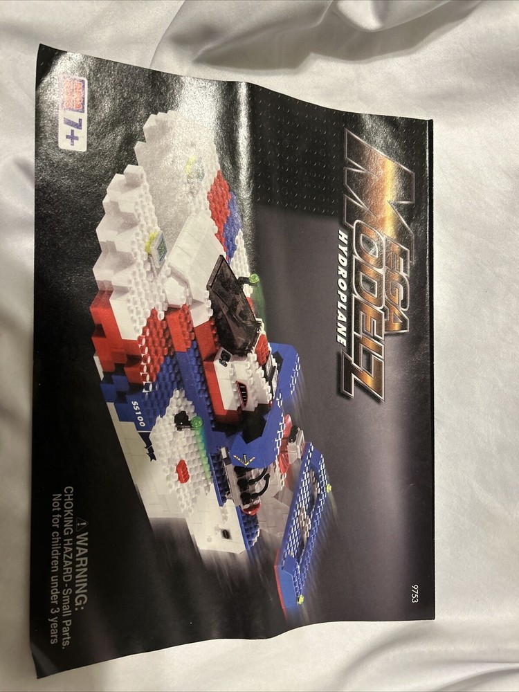 Mega Bloks Mega Modelz Hydroplane 525 Pieces