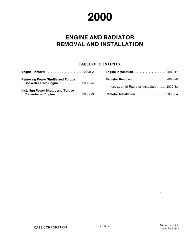 Case 480E Backhoe Tractor 480E LL Loader Landscaper 480 E Service Repair Manual