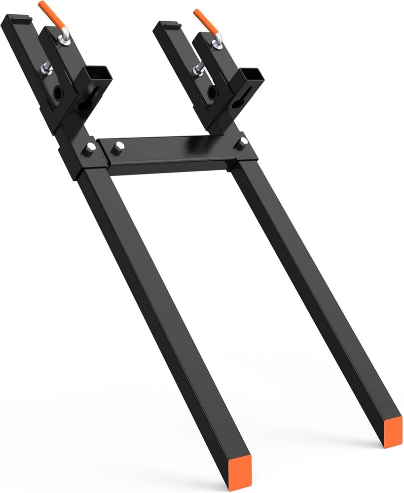 Clamp On Pallet Fork Tractor Forks Adjustable Stabilizer Bar Tractor Bucket Fork