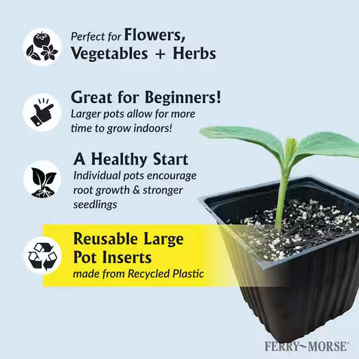 18 Pot Seed Starting Tray Kit