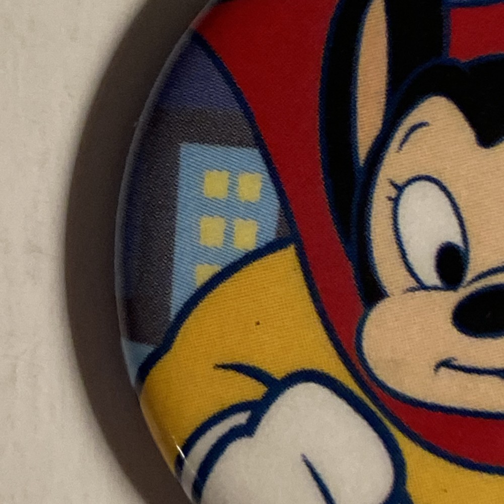 Mighty Mouse Button Pinback Dynamite Comics Superhero FREE SHIPPING