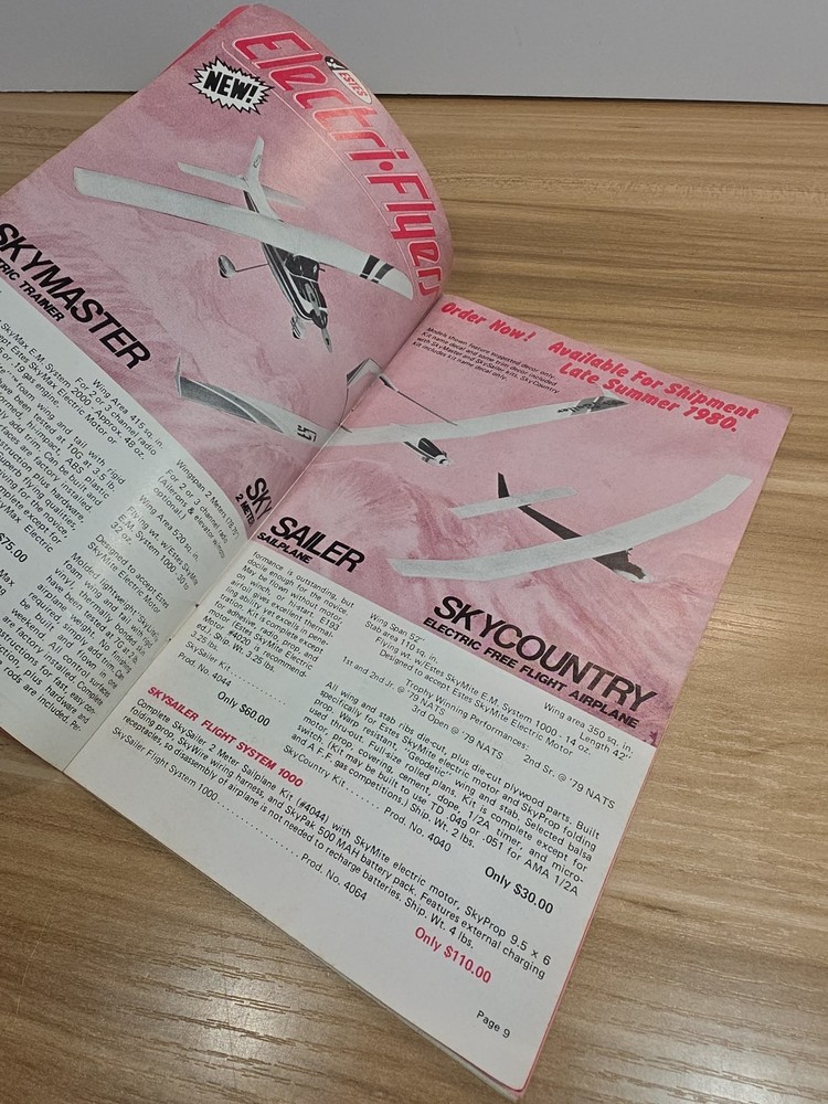 Estes Flying Model Rocket Catalog 1980 Spring Rocketry