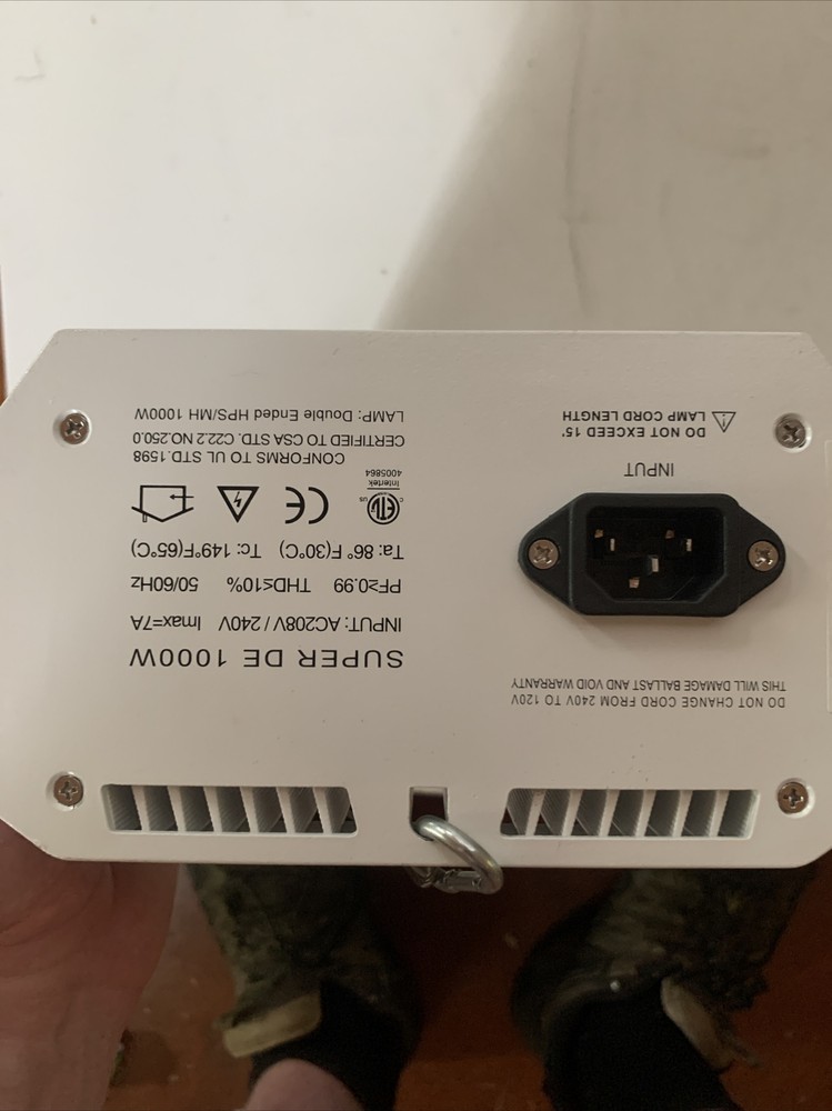 Glow Light Nanolux DE 1000w 240v Horticulture Hydroponic