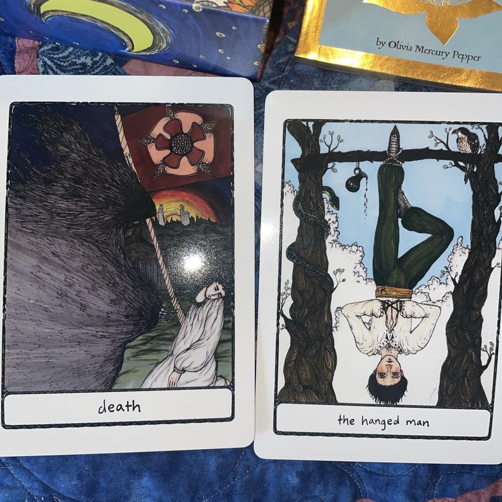 The Efflorescent Tarot By Olivia Mercury Pepper Indie Deck
