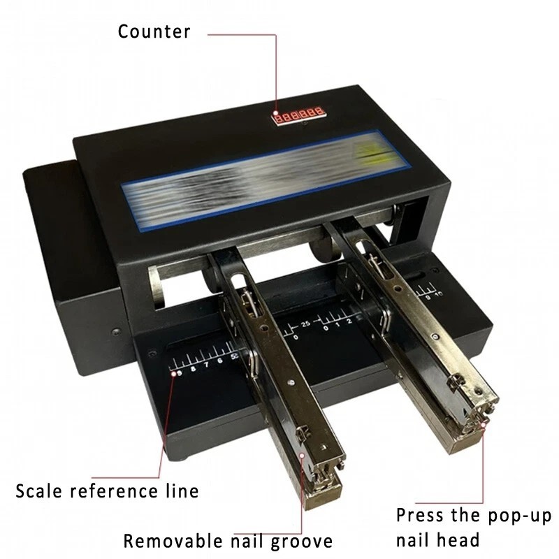Double Head Stapler Multi-head Electric Card Binding Machine Automatic Binder