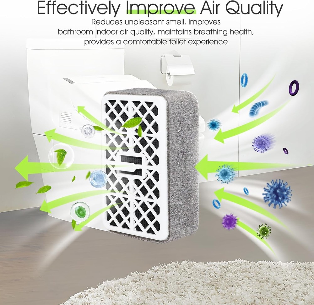 Deodorizer filter cartridge for electronic bidet.
