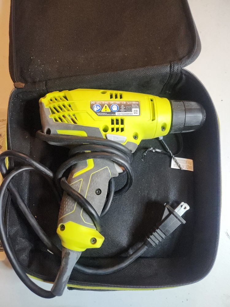 RYOBI D43 3/8in Drill Used Working Teated
