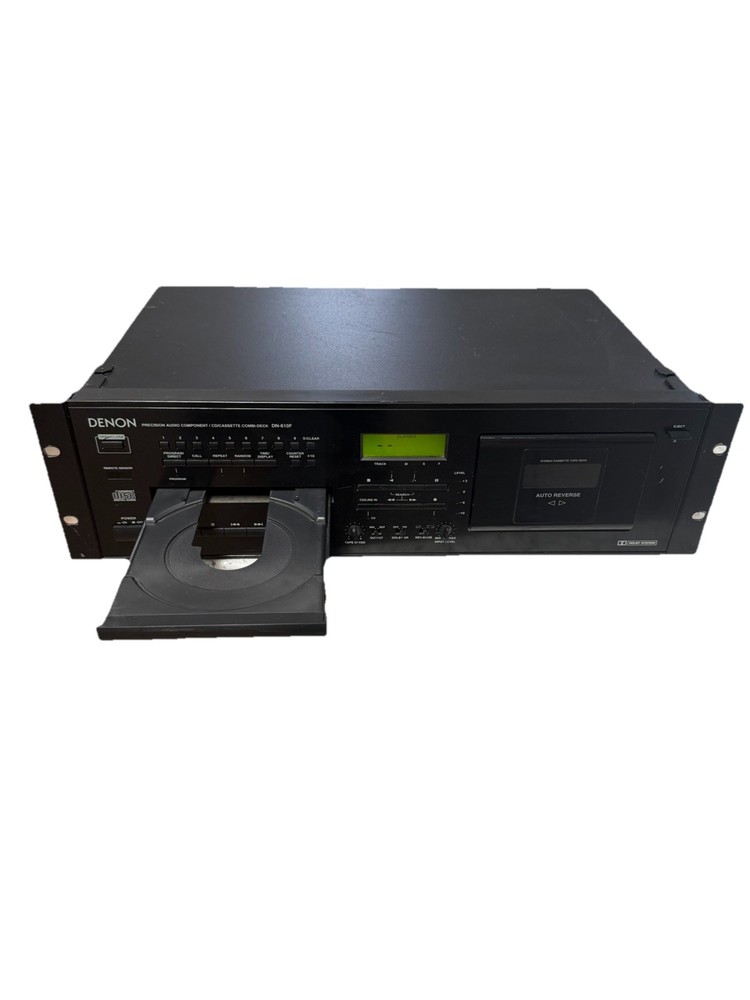 Denon DN-610F Precision Audio Component CD/Cassette Player Recorder TESTED WORKS