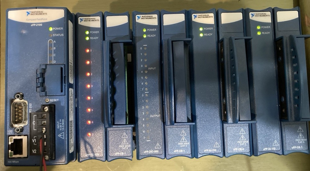 National Instruments cFP-BP-4 Compact FieldPoint 8-Slot Data Acquisition System