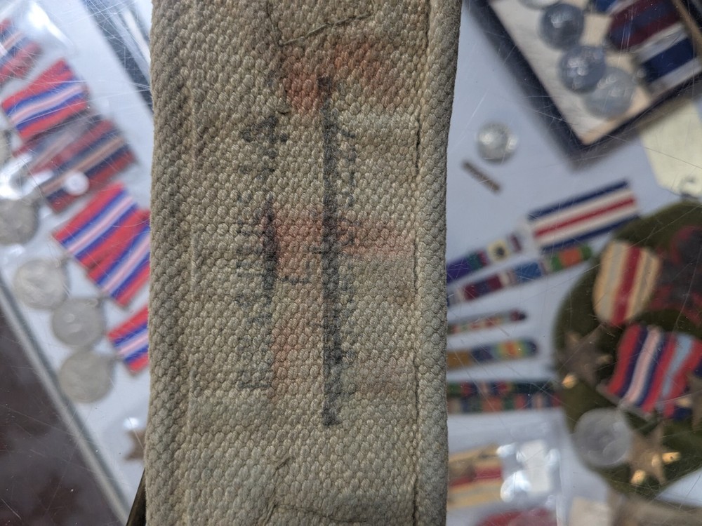 Vintage Military Webbing Belt