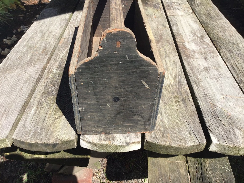 Vintage Wooden Toolbox/ Carpenters Caddy Primative