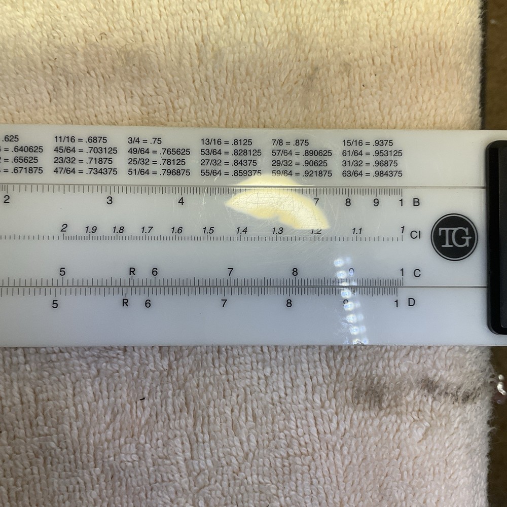 ThinkGeek Nanoline 1337 Slide Ruler