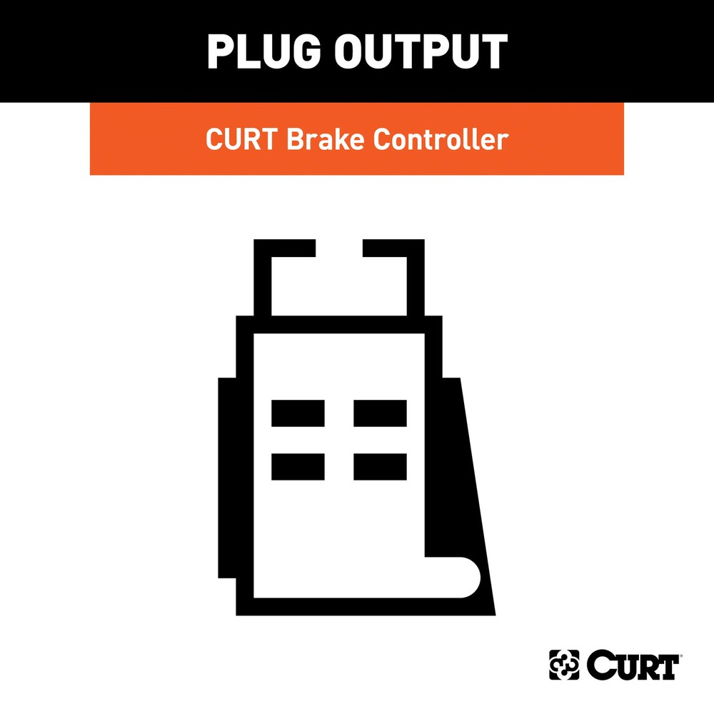 CURT Brake Control Wiring Harness Connector #51525 / Controller Sold Separately