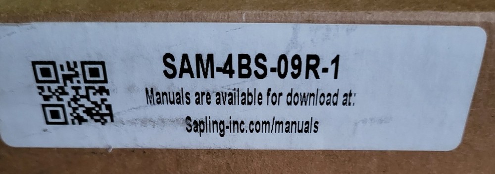 Sapling SAM-4BS-09R-1 Slimline Anolog Clock