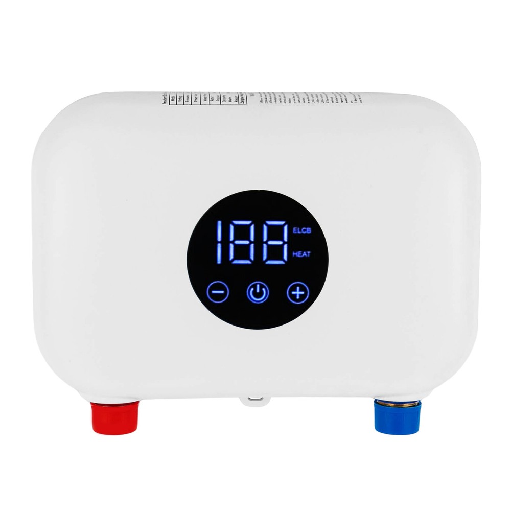 4500W Electric Hot Tankless Water Heater Mini Instant Heater Bathroom Kitchen US