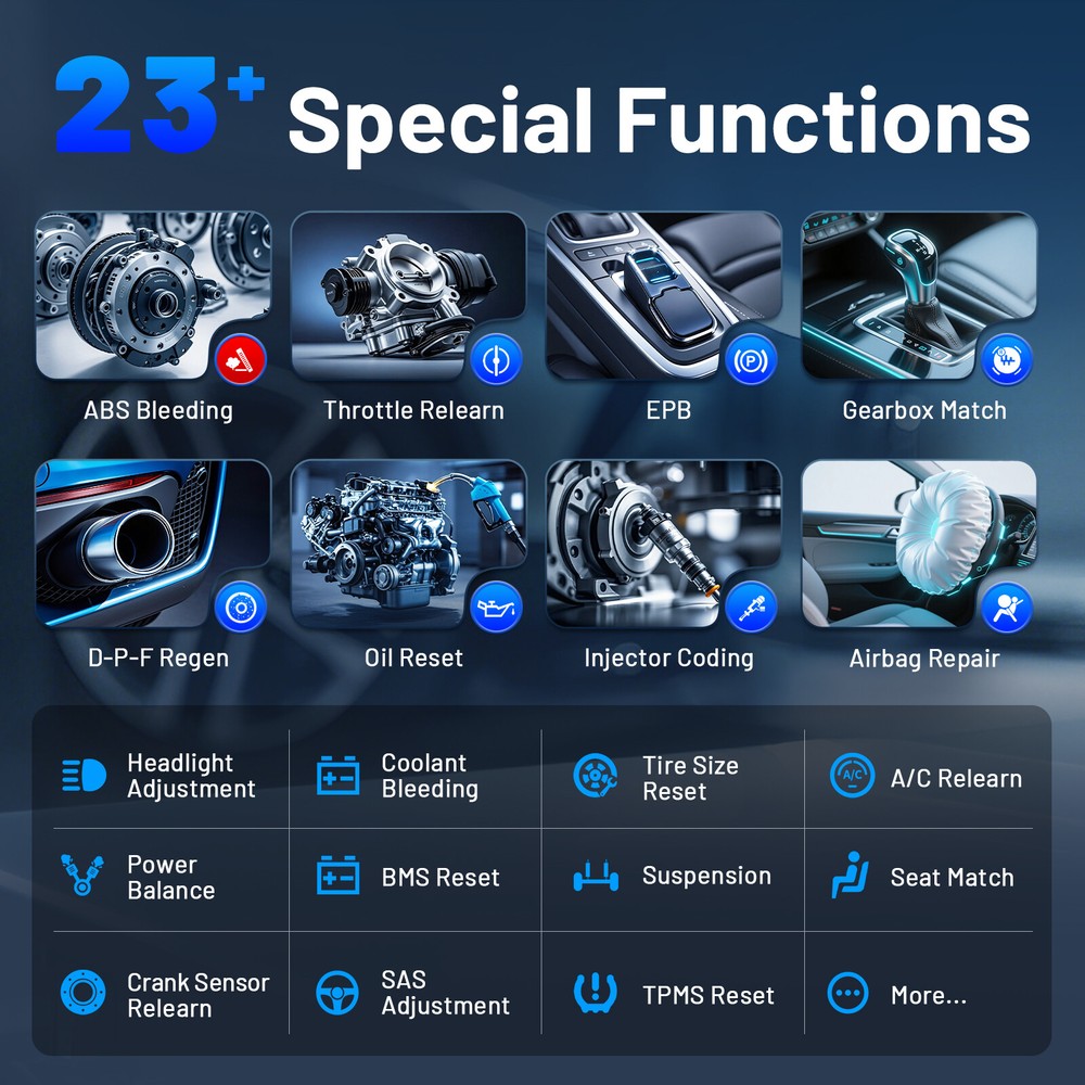 XTOOL A30M +Cable Car Bluetooth OBD2 Scanner Bidirectional Full Diagnostic Tool