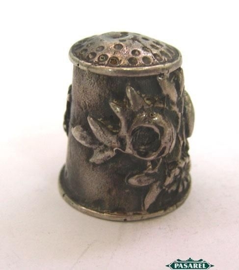 Fine Vintage Continental 925 Sterling Silver Thimble