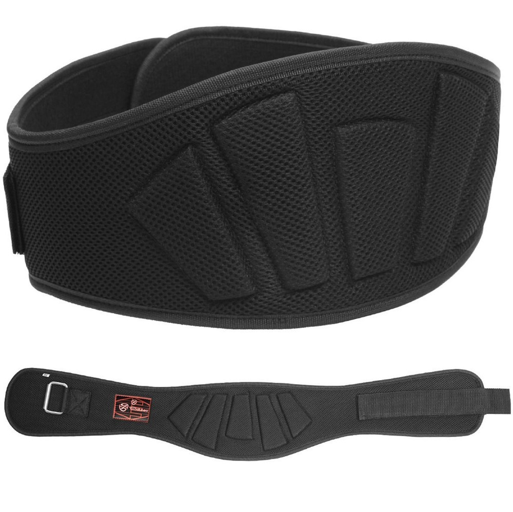 Weight Lifting Gym Belt Padded Workout NEOPRENE Training Back Support 6" Wide