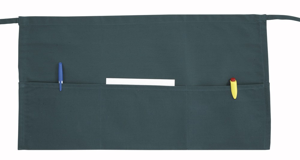 3 Pocket Waist Apron, Green (12 Each)