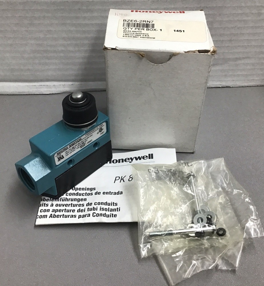 Honeywell Miniature Limit Switch BZE6-2RN7 (b547)