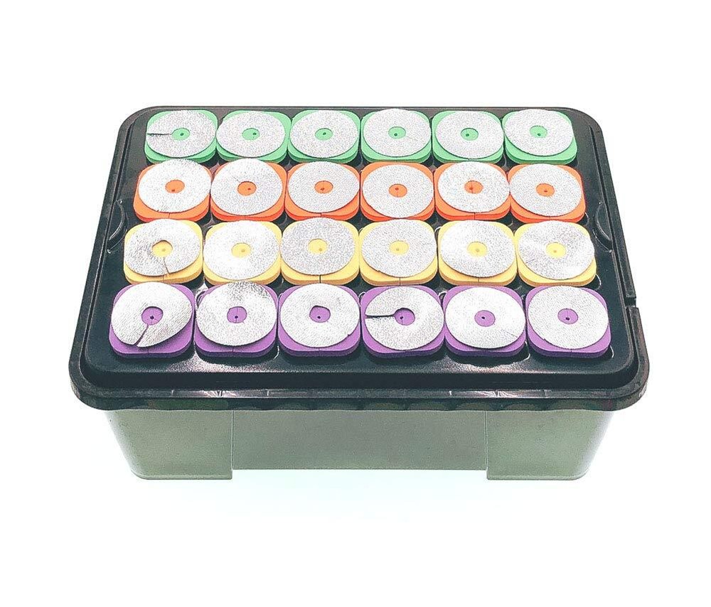 2-Layered Clone Collars with Net Pots for DWC Systems 4-Colored Pack of 25