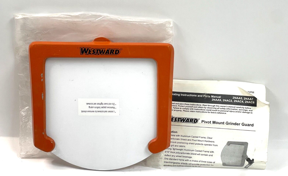 WESTWARD PIVOT MOUNT GRINDER GUARD 2NAA5