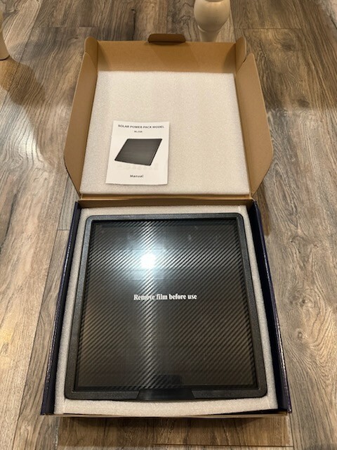 Trail Camera Solar Panel - 25000mAh Capacity Charging Kit IP66