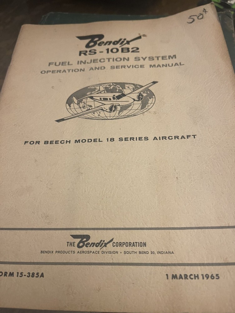 Bendix RS-10B2 Fuel Injection System Operation & Service Manual-Original