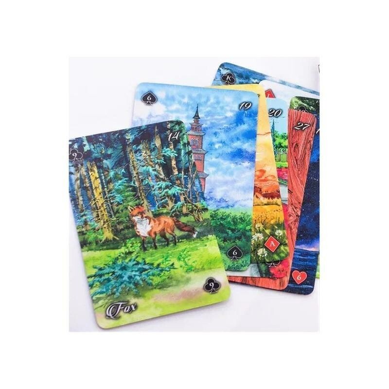 Lenormand-Solitaire. An Imaginative 2-Deck Oracle Deluxe Tarot Deck