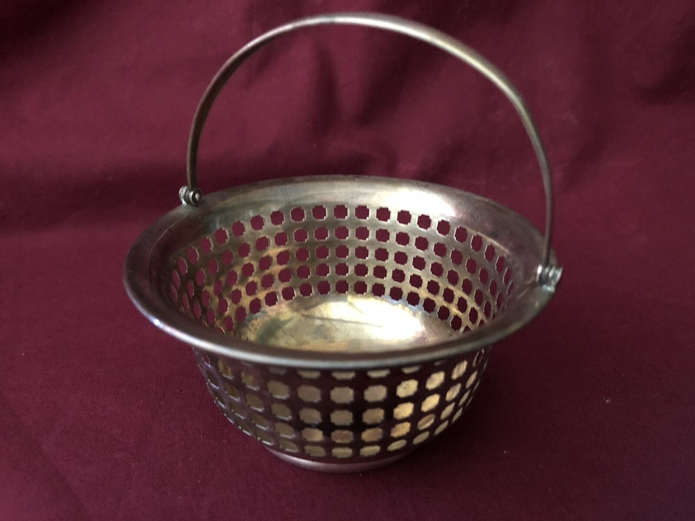 Vintage Gorham Sterling Sugar Cube Basket