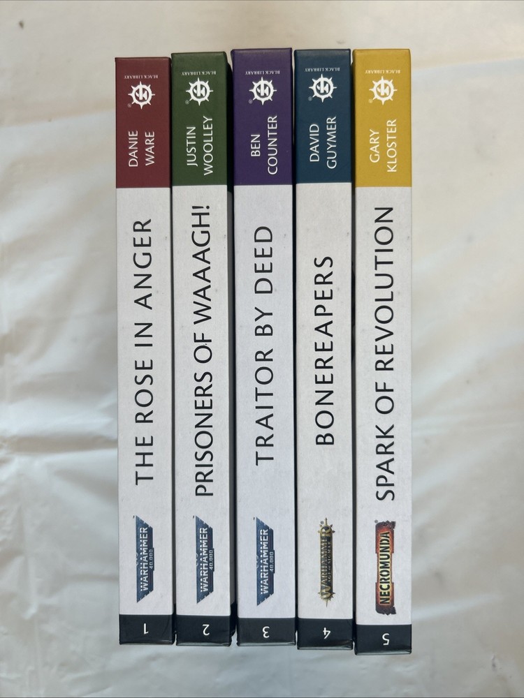 Warhammer Novel Series 3 Full Set Books 1-5 BUNDLE