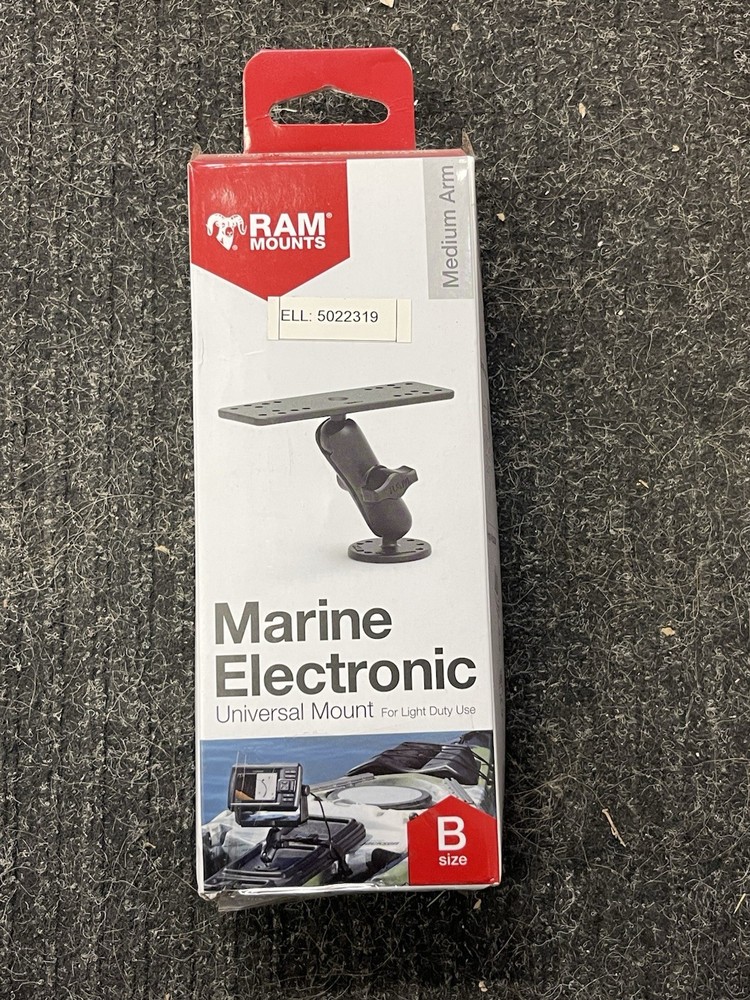 Ram Mount - Marine Electronic Universal Mount Size B Medium Arm RAM-B-111