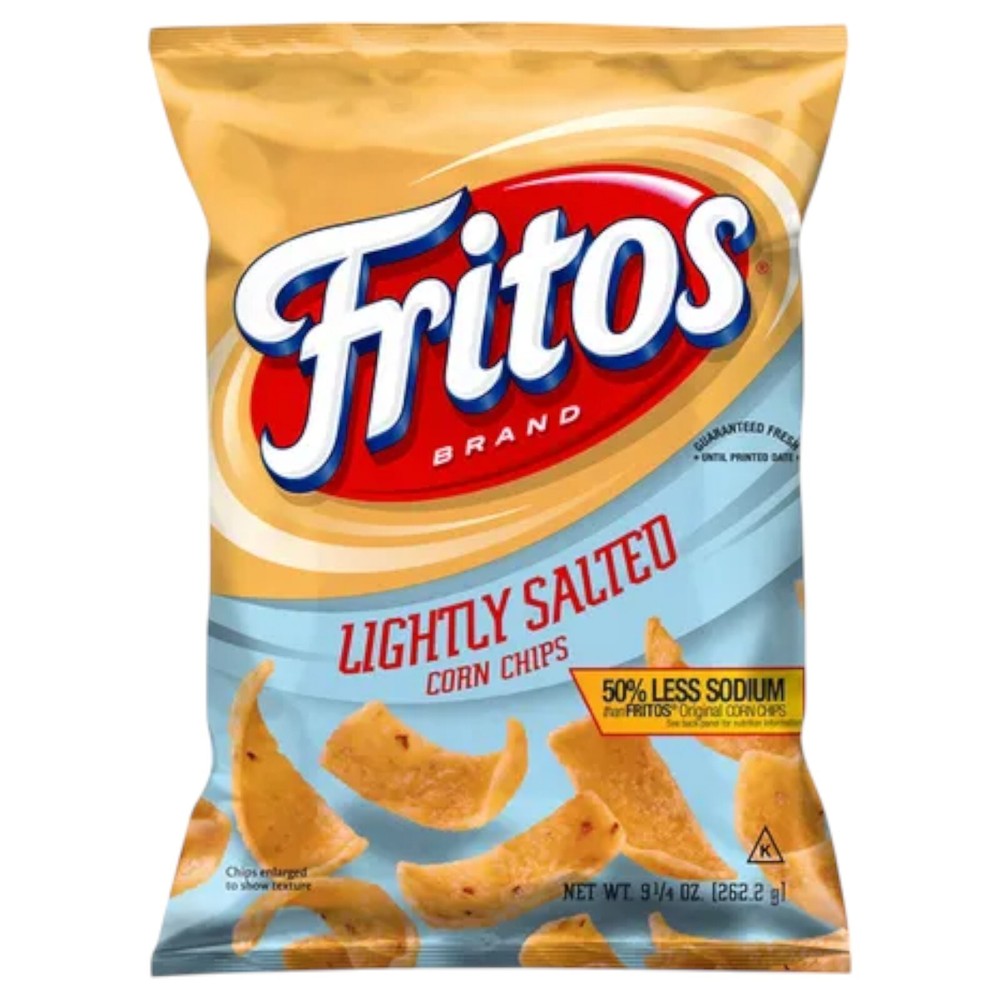 Fritos Lightly Salted Corn Chips 9.25oz 2 Bags