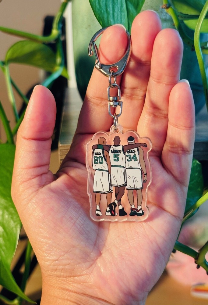 Allen Garnett Pirece Celtics Custom Acrylic Keychain