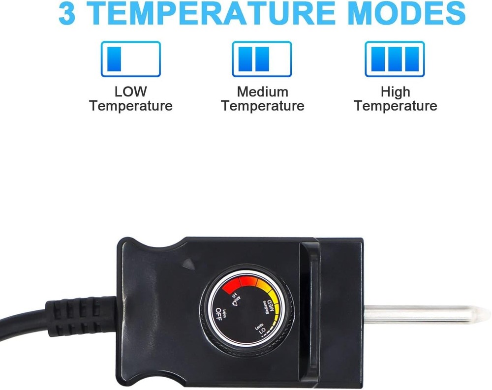 Adjustable Thermostat Controller Probe Cord Masterbuilt Analog Electric Smo Bx19