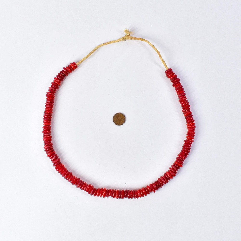 Ghana Annular Red Trade Beads