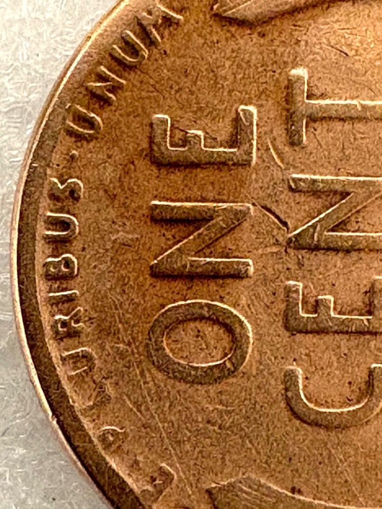 1920 D Lincoln Penny w/Errors Rim+Die Chips, Cracks, Clips & MISSING LETTERS