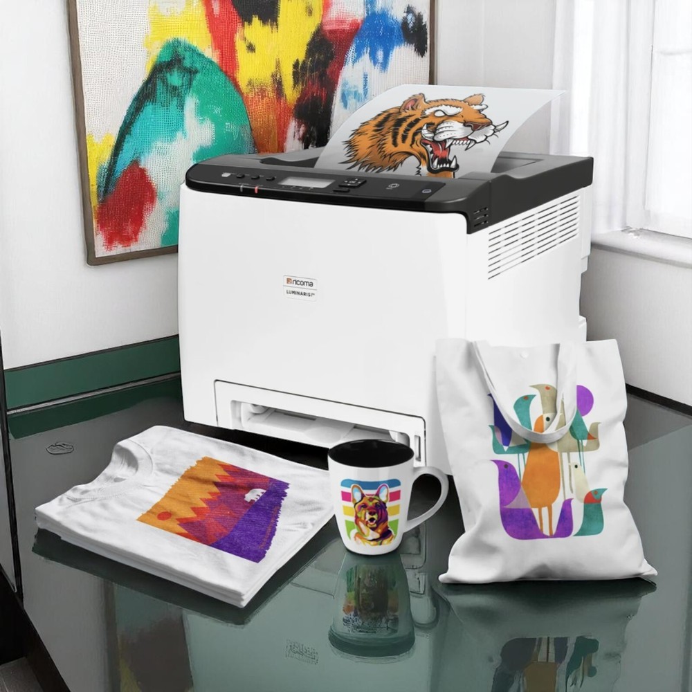 Luminaris 200 white toner Transfer Printer + Everything you need to get started