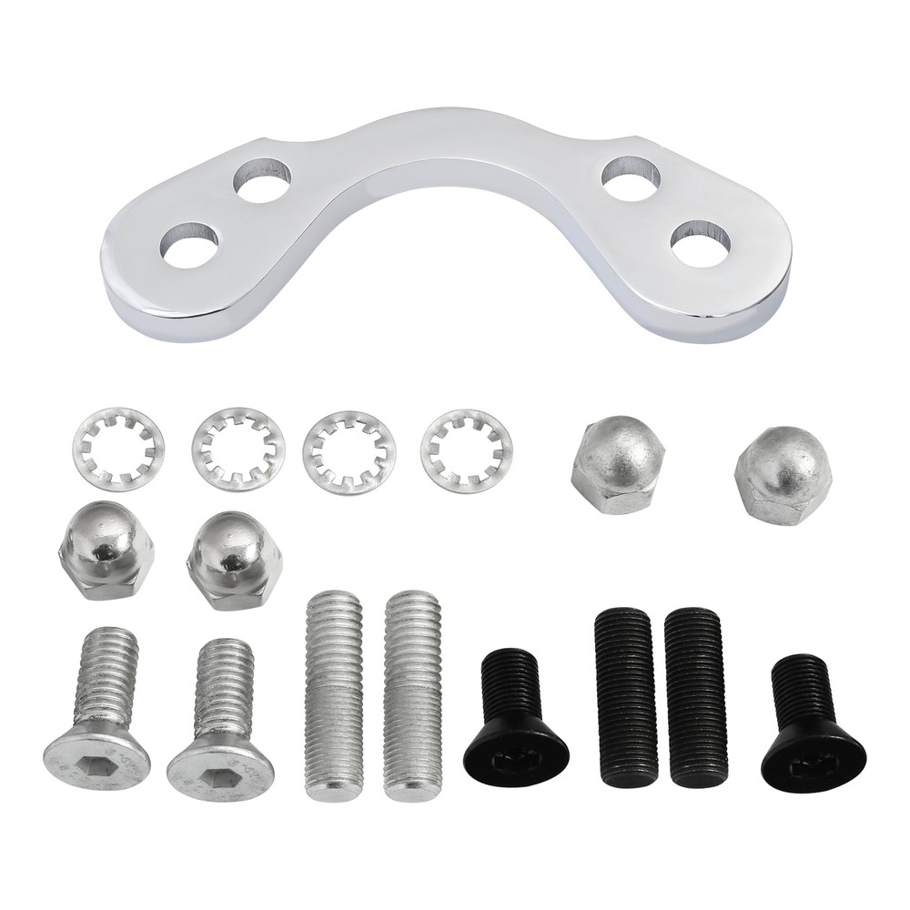 Springer Handlebar Tree Adapter Front Top Clamp 3.5" 4.75" Riser Fit For Harley