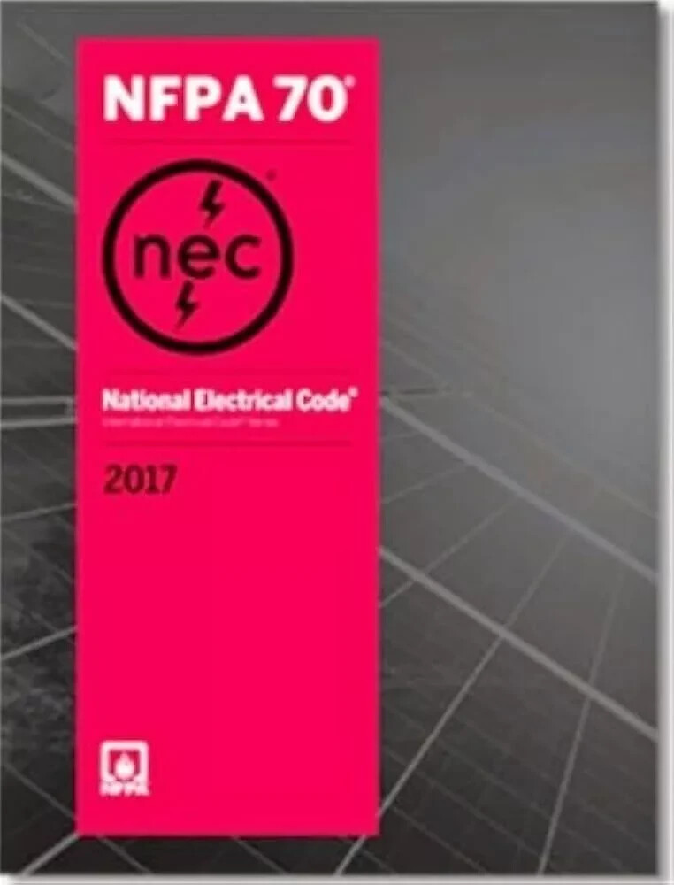 NFPA 70 National Electrical Code NEC 2017 Edition Paperback USA STOCK