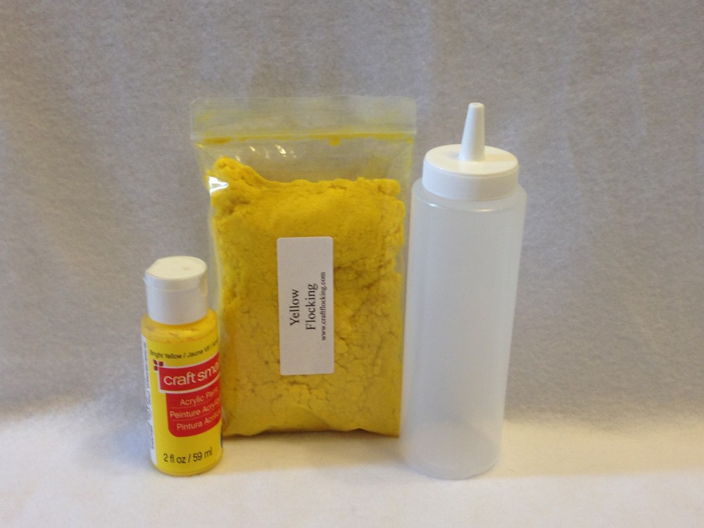 Flocking Kit - Yellow 4 ounce