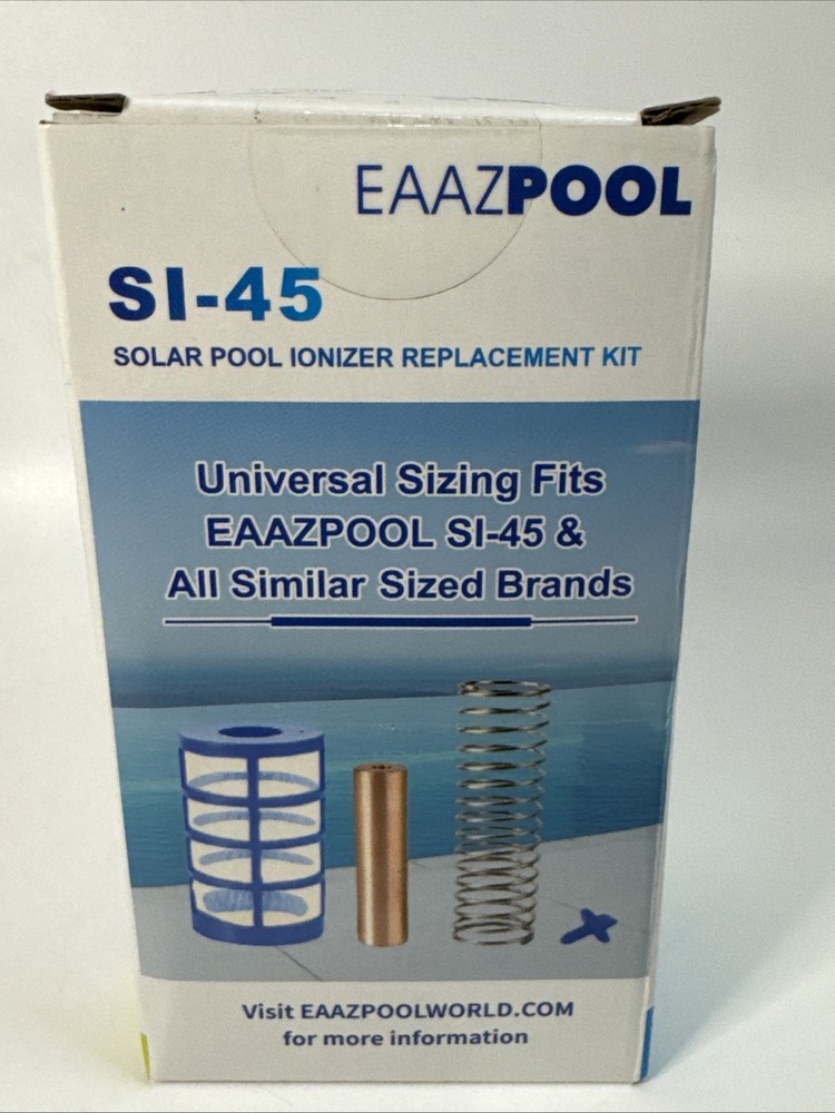 Universal Solar Pool Ionizer SI-45 Replacement Copper Anode & Basket Kit